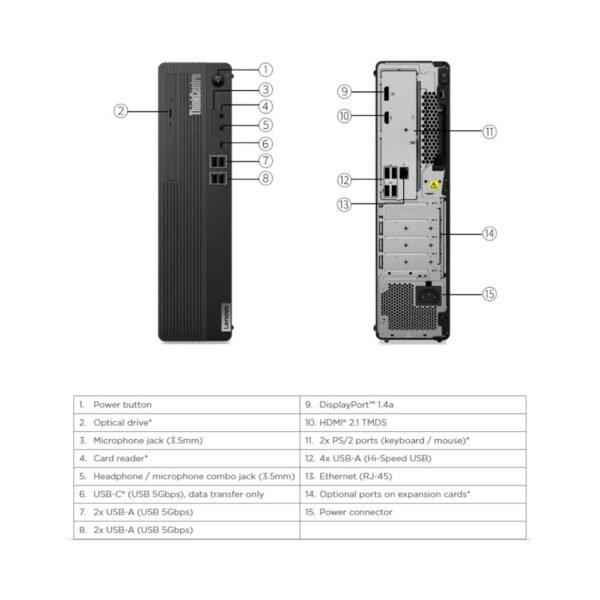 Lenovo ThinkCentre M70s G5 Desktop Intel Core i5-14400