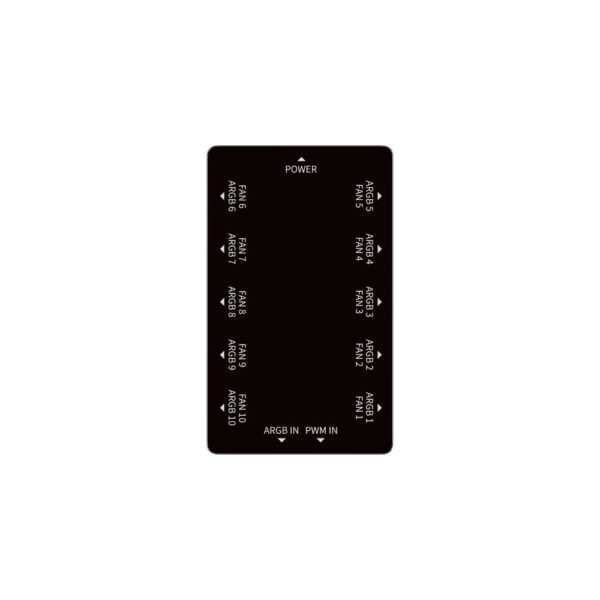 Ocypus Delta EH10 10‑Port ARGB Fan Hub