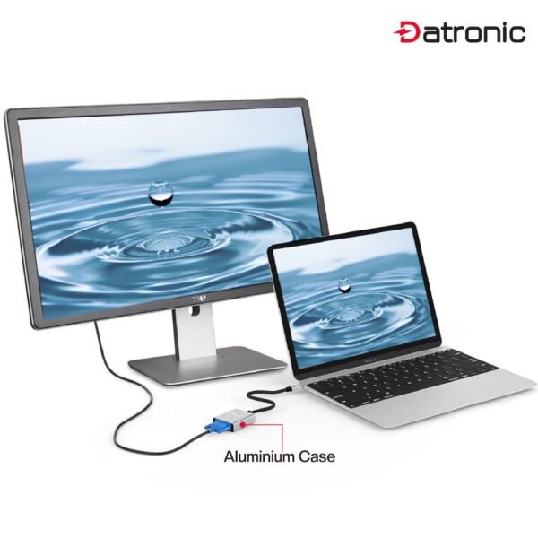 Datronic USB‑C to VGA Adapter