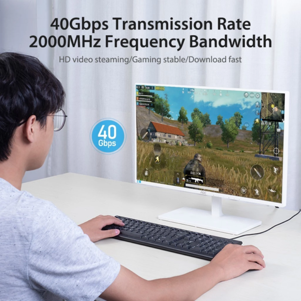 sg-11134201-7rffl-m9jzru7d9fpc9c Datronic Fabric Braided CAT8 F/FTP Network LAN Cable 1M